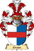 v.23 Coat of Family Arms from Germany for Gross
