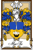 Scottish Coat of Arms Bookplate for MacFie (Renfrew)
