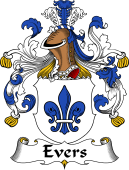 German Wappen Coat of Arms for Evers
