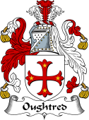 English Coat of Arms for the family Owtred or Oughtred