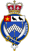 British Garter Coat of Arms for Dawson (England)