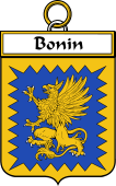 French Coat of Arms Badge for Bonin
