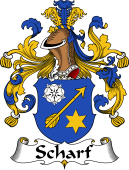 German Wappen Coat of Arms for Scharf