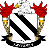 Coat of arms used by the Kay family in the United States of America