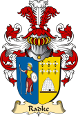 v.23 Coat of Family Arms from Germany for Radke