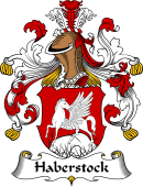 German Wappen Coat of Arms for Haberstock