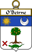 Irish Badge for Beirne or O'Beirne