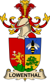 Republic of Austria Coat of Arms for Lowenthal