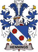 Coat of arms used by the Danish family Hennings