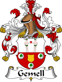 German Wappen Coat of Arms for Gemell