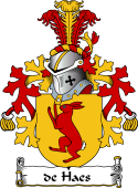 Dutch Coat of Arms for de Haes
