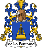 Coat of Arms from France for Fontaine ( de la)