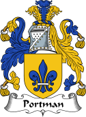 English Coat of Arms for the family Portman