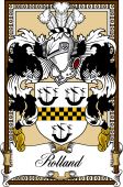 Scottish Coat of Arms Bookplate for Rolland