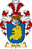 v.23 Coat of Family Arms from Germany for Stiehle