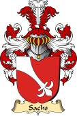 v.23 Coat of Family Arms from Germany for Sachs