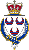 British Garter Coat of Arms for Haynes (England)