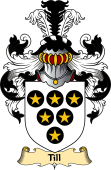 English Coat of Arms (v.23) for the family Till