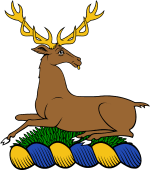 Family crest from Scotland for Fulton (Renfrew)