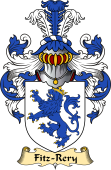 Irish Family Coat of Arms (v.23) for Fitz-Rery