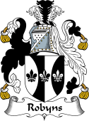 English Coat of Arms for Robyns or Robbins