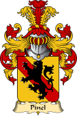 French Family Coat of Arms (v.23) for Pinel
