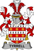 Irish Coat of Arms for Tyrrell or Terrell