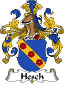 German Wappen Coat of Arms for Hesch