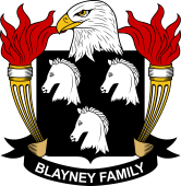 Coat of arms used by the Blayney family in the United States of America