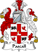 English Coat of Arms for Pascall or Paschall