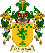 Irish Family Coat of Arms (v.25) O'Sheridan