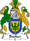 English Coat of Arms for the family Booker