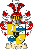 v.23 Coat of Family Arms from Germany for Strecker