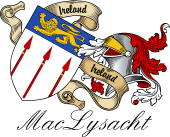 Sept (Clan) Coat of Arms from Ireland for MacLysacht