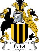 English Coat of Arms for the family Peltot