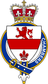 British Garter Coat of Arms for Chambers (Scotland)