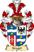 v.23 Coat of Family Arms from Germany for Kregel