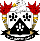 Coat of arms used by the Muhlenberg family in the United States of America