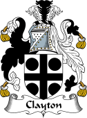 English Coat of Arms for the family Clayton