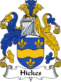 English Coat of Arms for Hickes