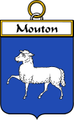 French Coat of Arms Badge for Mouton