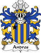 Welsh Coat of Arms for Andros (or Andrews)