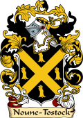 English or Welsh Family Coat of Arms (v.23) for Noune-Tostock (or Nunn Norfolk)