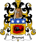 Coat of Arms from France for Brunot