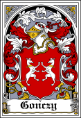 Polish Coat of Arms Bookplate for Gonczy