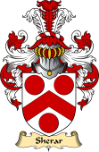 English Coat of Arms (v.23) for the family Sherar or Sherard