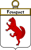 French Coat of Arms Badge for Fouquet