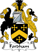 English Coat of Arms for the family Fordham