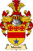 English Coat of Arms (v.23) for the family Mercier