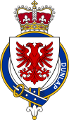 Families of Britain Coat of Arms Badge for: Dunlap or Dunlop (Scotland)